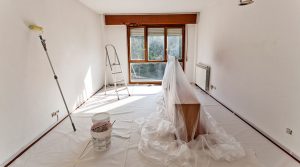 Renovering hemma för att skapa utrymme